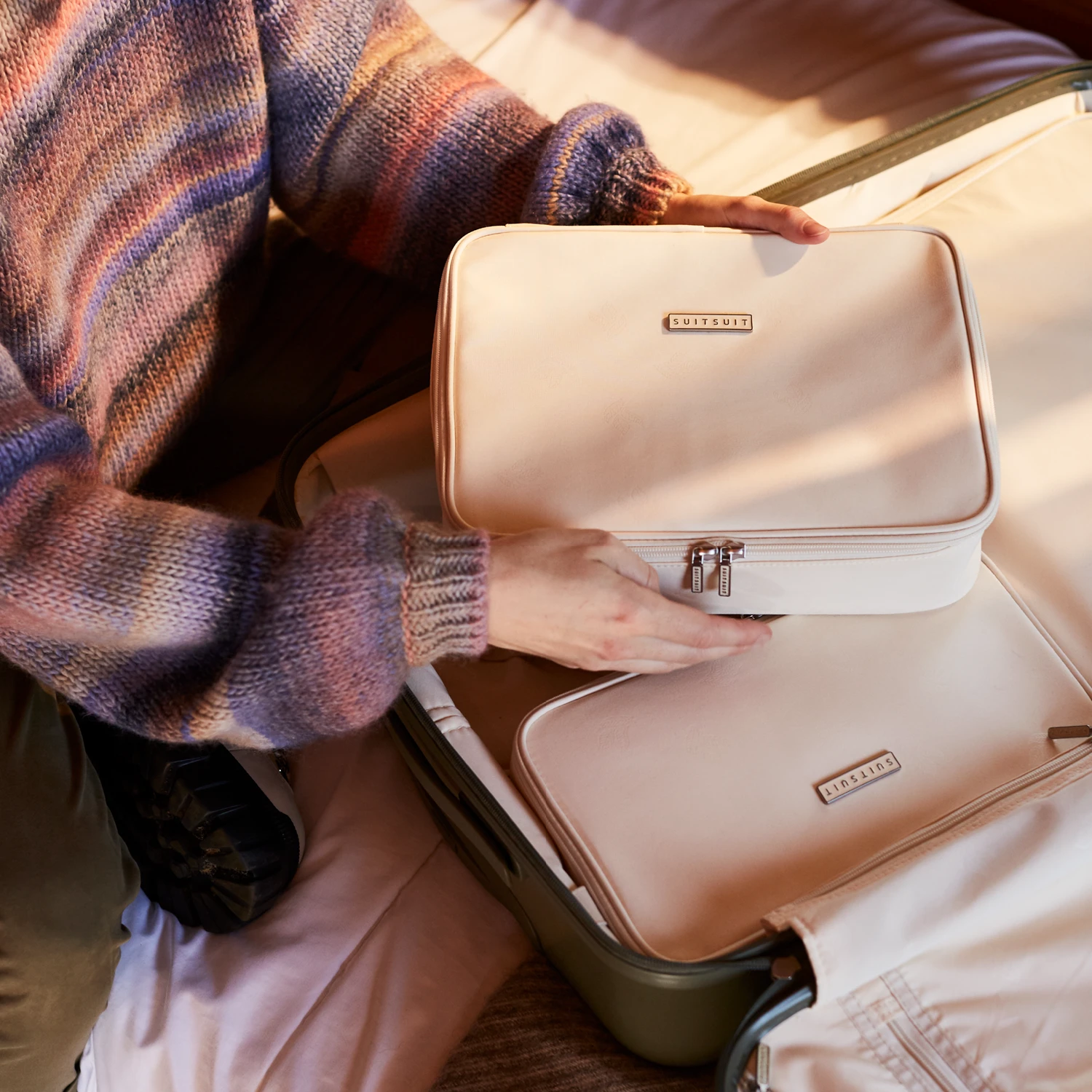 Natura - Macadamia - Packing Cube Set 3 Stuks (76 Cm) 3 Natura - Macadamia - Packing Cube Set 3 Stuks (76 Cm) - Afbeelding 3