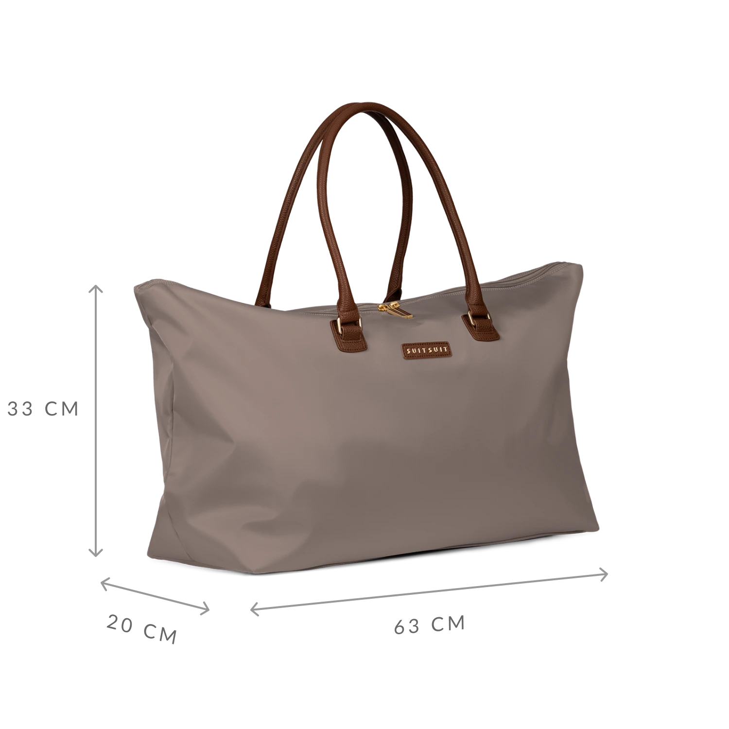 Fab Seventies - Taupe - Travel Tote 3 Fab Seventies - Taupe - Travel Tote - Afbeelding 3