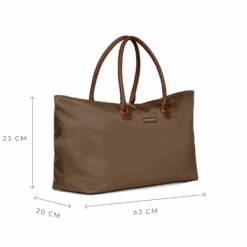 Fab Seventies - Cocoa Brown - Travel Tote -Reisstijl Exporteren Winkel 0013770 bs 72718 4