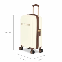 Fab Seventies - Antique White - Handbagage (55 Cm) -Reisstijl Exporteren Winkel 0013826 tr 71812 4